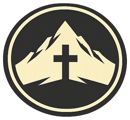 Overwatch Archery mountain, cross, and arrow emblem